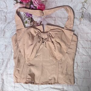 Astr Blush Bow Blouse